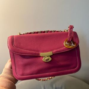 Genuine Leather Barr + Barr New York Pink Shoulder Bag